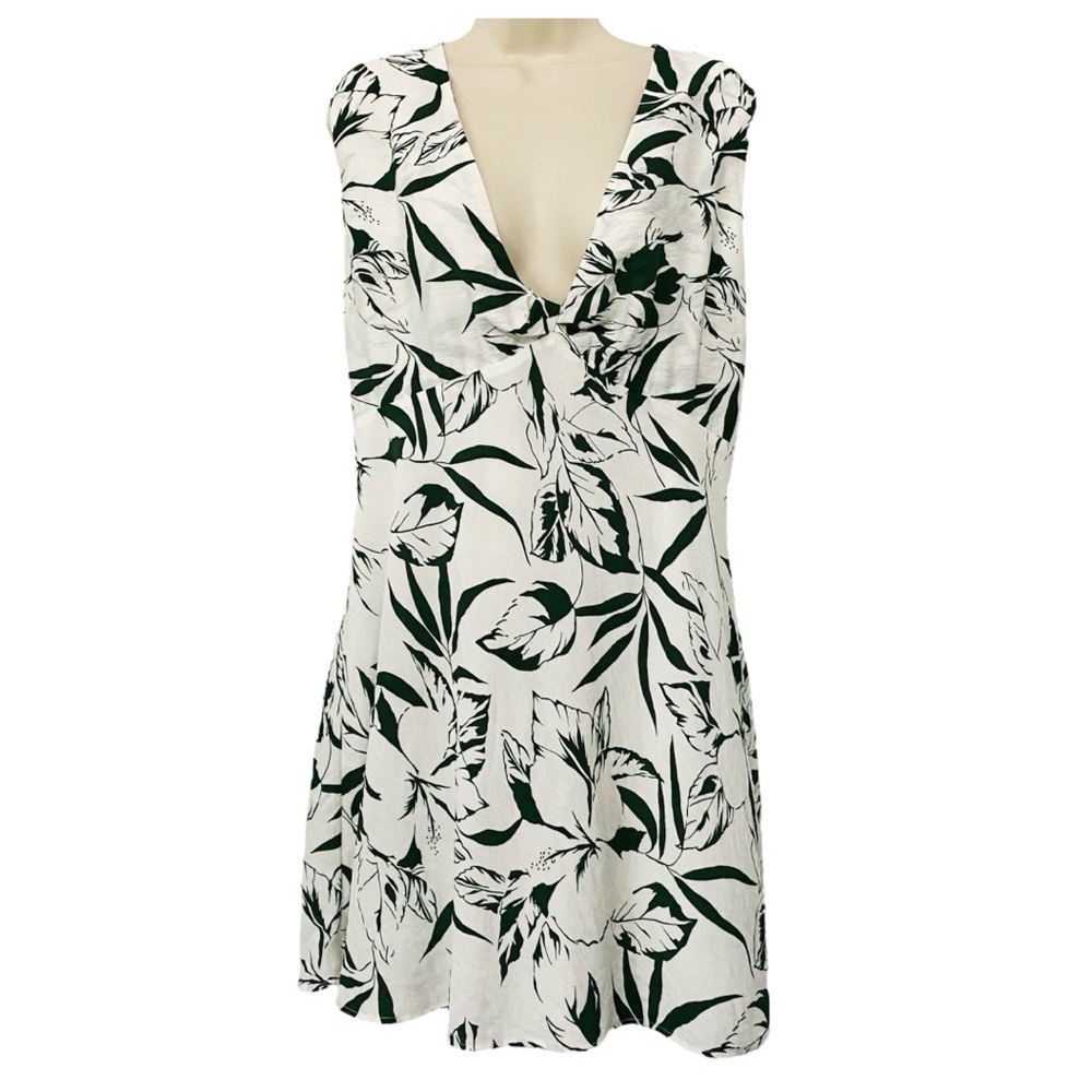 Abercrombie & Fitch Y2k Twist Front Floral Tropic… - image 6